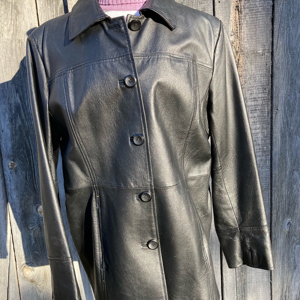 East 5th Leather Blazer Jacket size XL